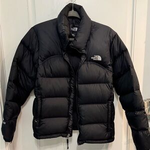North Face black puffer jacket